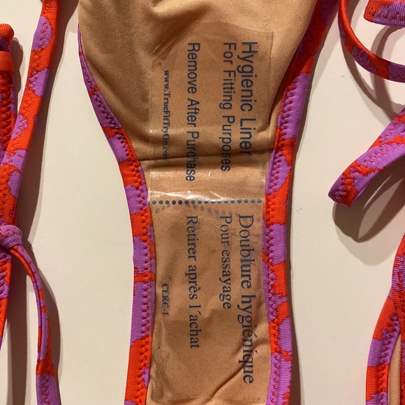 NWT JCrew XL top L bottom cheetah triangle string bikini ties “Playa” - Picture 8 of 10